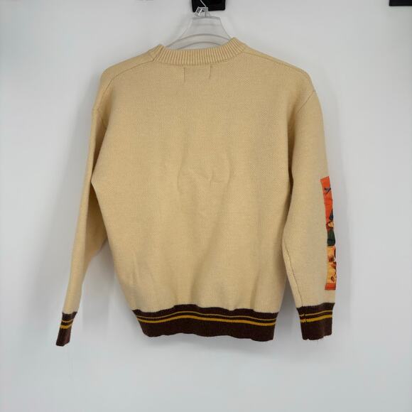 Aelfric Eden Oversize Sweater VanGogh Sunflower Art Grunge Pullover Unisex M - Picture 4 of 9